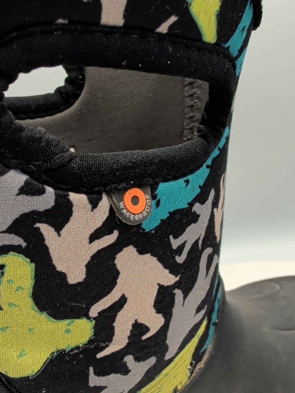 Bogs Kids Classic Insulated Waterproof Boots Bigfoot Yellow Green Youth Us 2 - Picture 8 of 11